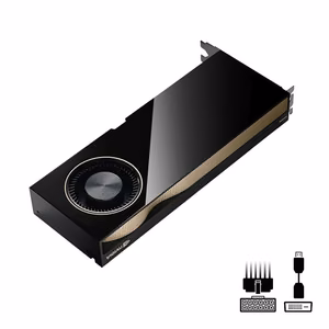 Видеокарта PNY VCNRTX6000ADA-PB NVIDIA RTX 6000 Ada, 48 ГБ GDDR6, 4 × DisplayPort, PCI Express 4.0, два слота ATX, кронштейн ATX, розничная упаковка