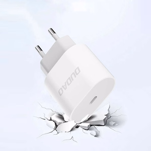 Dudao A14EUC PD 20W USB-C sieninis įkroviklis su kabeliu - baltas