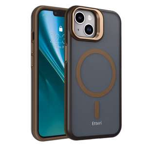 Etteri Morning Fog dėklas for iPhone 15 6,1" rudas