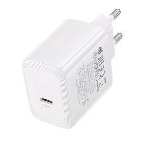Borofone BN33 Fuente GaN USB-C tinklo įkroviklis QC3.0 PD 40W baltas