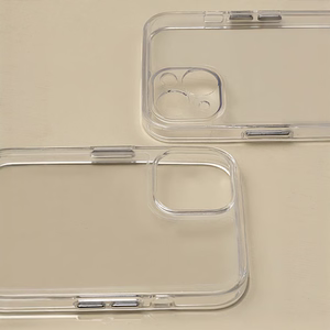 Hybrid Crystal case for iPhone X / XS transparent big hole