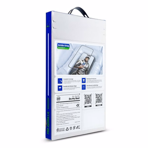 LCD apsauginis stikliukas 5D Mr. Monkey Glass (Airbag Anti-Broken) Apple iPhone 17 juodas