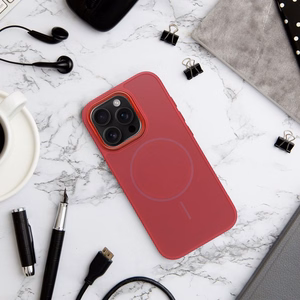 FRAME MAG COVER Dėklas telefonui suderinamas su Magnetine IPHONE 13 purpurinis