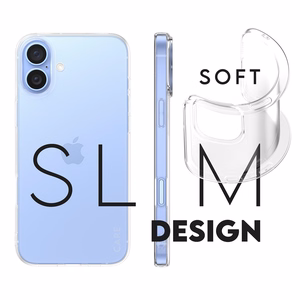 CARE by PanzerGlass X-Ray Soft Basic dėklas telefonui iPhone 16 Plus 6.7" skaidrus 1443