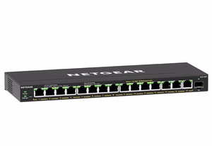 NETGEAR GS316EP Valdomas Gigabit Ethernet (10/100/1000) Maitinimas per Eternetą (PoE) Juoda