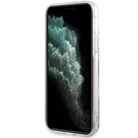 Karl Lagerfeld KLHCP12MLNHCCS iPhone 12/12 Pro 6.1" sidabrinis/sidabrinis kietas dėklas Blizgantis Choupette Galva