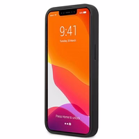 AMG odinis karštu būdu įspaustas dėklas iPhone 13 mini - juodas