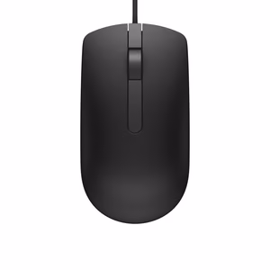 Dell MS116 mouse USB Type-A optical 1000 DPI ambidextrous