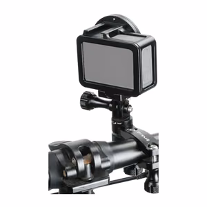 Puluz Aluminum Handlebar Mount with 360-Degree Rotation for Action Cameras (Black)