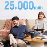 Cuktech CUK00P23GLBK 210W 25000mAh Išorinė baterija 2 x USB-C 1 x USB-A - juoda