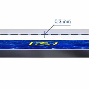 3mk HardGlass Max Lite - закаленное стекло для Samsung Galaxy S23 5G (черный)