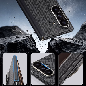 Benks Magnetic Armor Grid Air Grand Combo dėklas (C.K.FL.SA.BK.0051), skirtas Samsung Galaxy Z Fold 8 Ultra, juodas