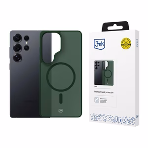 3mk Smoke MagCase для Samsung Galaxy S25 Ultra зелёно-полупрозрачный