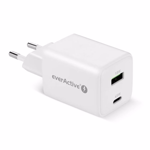 Įkroviklis 1 x USB Quick Charge 4.0, 1 x USB-C 45W baltas