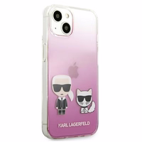 KARL LAGERFELD KLHCP13SCKTRP IPHONE 13 MINI 5.4 "dėklas rožinis/rožinis KARL & CHUPETTE