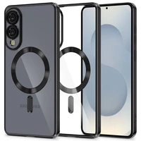 Tech-Protect MagFlex MagSafe dėklas Samsung Galaxy S25 Edge – skaidrus juodas