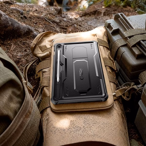 "Tech-Protect Kevlar Pro" dėklas "Samsung Galaxy Tab S9" - juodas