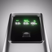 Išorinė baterija SBS 10000mAh PD 35W su LCD ekranu - pilka