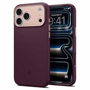 Spigen Nano Pop MagSafe  iPhone 18 Pro / 17 Pro dėklas, tamsios vyšnių spalvos