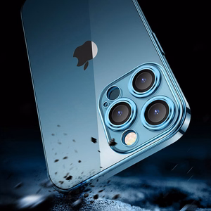 Joyroom Chery Mirror dėklas iPhone 13 Pro metalinis rėmas sidabrinis (JR-BP908 sidabrinis)
