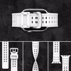 Dirželis Triple Protection Apple Watch 38 / 40 / 41 mm apyrankė – balta