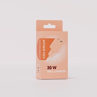 COLORUM wall įkroviklis USB-A + USB-C PD 30W CLS30-AC-14 x persikinis Fuzz