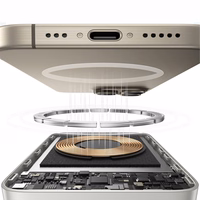 Dudao K28S 20W PD 5000mAh Išorinė baterija su Magnetine funkcija ir stovu - sidabrinė