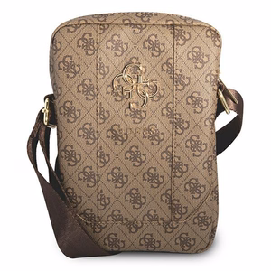 Guess GUTB10G4GFBR 4G Big Metal Logo įmautė 10" planšetiniam kompiuteriui, ruda