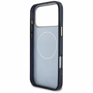 Guess IML Peony Dot MagSafe Dėklas for iPhone 17 Pro Max - juodas