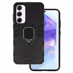 Dėklas telefonui Ring Armor Samsung Galaxy A55 5G juodas