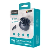 TWS ausinės "Choetech BH-T24 Stereo Sound DNS" (tamsiai mėlynos spalvos)
