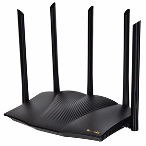 Tenda TX12 PRO belaidis maršrutizatorius Fast Ethernet dviejų dažnių (2.4 GHz / 5 GHz) juodas