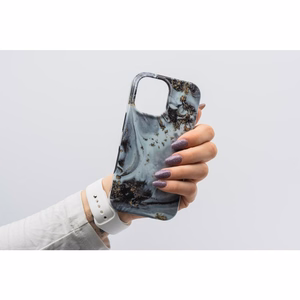 FORCELL F-PROTECT Mirage, karinio lygio dėklas su MagSafe, suderinamas su IPHONE 15 sidabrinis rūkas