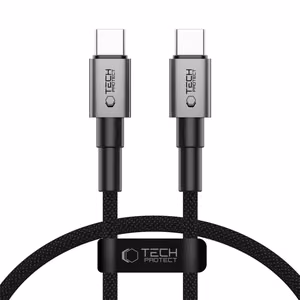 Кабель Tech-Protect UltraBoost DNA USB-C PD60W 3A 25 см - серый