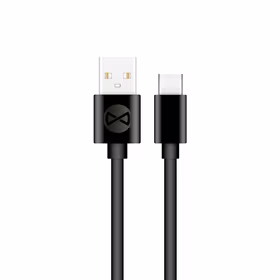 "Forever" kabelis USB - USB-C 1,0 m 3A juodas