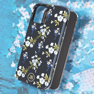 Kingxbar Blossom dėklas dekoruotas originaliais Swarovski kristalais iPhone 12 mini įvairiaspalvis (Gardenija)