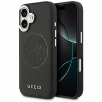 Guess Perforated 4G MagSafe dėklas for iPhone 17 - juodas