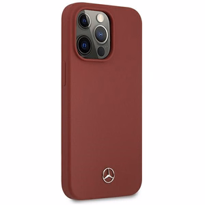 Mercedes Silicone Line чехол для iPhone 13 Pro Max - Красный