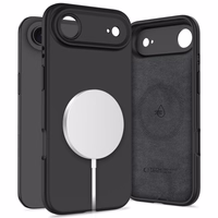 Tech-Protect Silicone magnetinis dėklas telefonui iPhone 17 Air - juodas