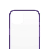 PanzerGlass ClearCase antibakterinis dėklas telefonui su Military Grade sertifikatu iPhone 13 / 14 / 15 - permatomas violetinis