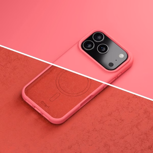 Etteri Silikoninis Mag dėklas for iPhone 17 Pro Max raspberry