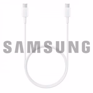 USB laidas Samsung EP-DA767JWE baltas 180cm Type-C/Type-C 25W / 100% originalus /