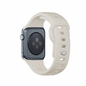 42/44/45/46/49 mm Nude (big) - 3mk Silicone Watch Strap for Apple