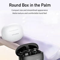 Belaidės ausinės Awei T71 baltos