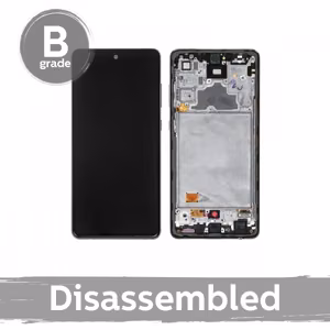 LCD Display Compatible With Samsung A725 A72 with Frame/ Awesome Black / (9/10 Used)