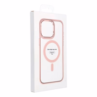 COLOR EDGE MAG COVER dėklas telefonui suderinamas su Magnetiniu SAMSUNG S25 rožinė