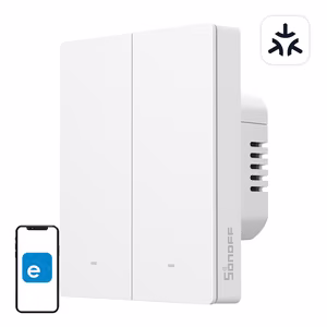 SONOFF M5 išmanusis sieninis jungiklis M5-2C-80W, Wi-Fi, Matter