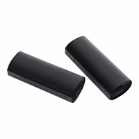 Išorinė baterija VEGER 2 x 5000 mAh su rankų šildytuvu 2,4A 2 vnt juoda ir sidabrinė