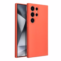 Silikoninis dėklas telefonui Samsung S24 Ultra persikinis