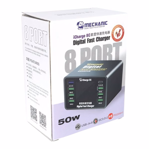 MECHANIC iCharge 8C 8-Port DC maitinimo šaltinis PD QC3.0